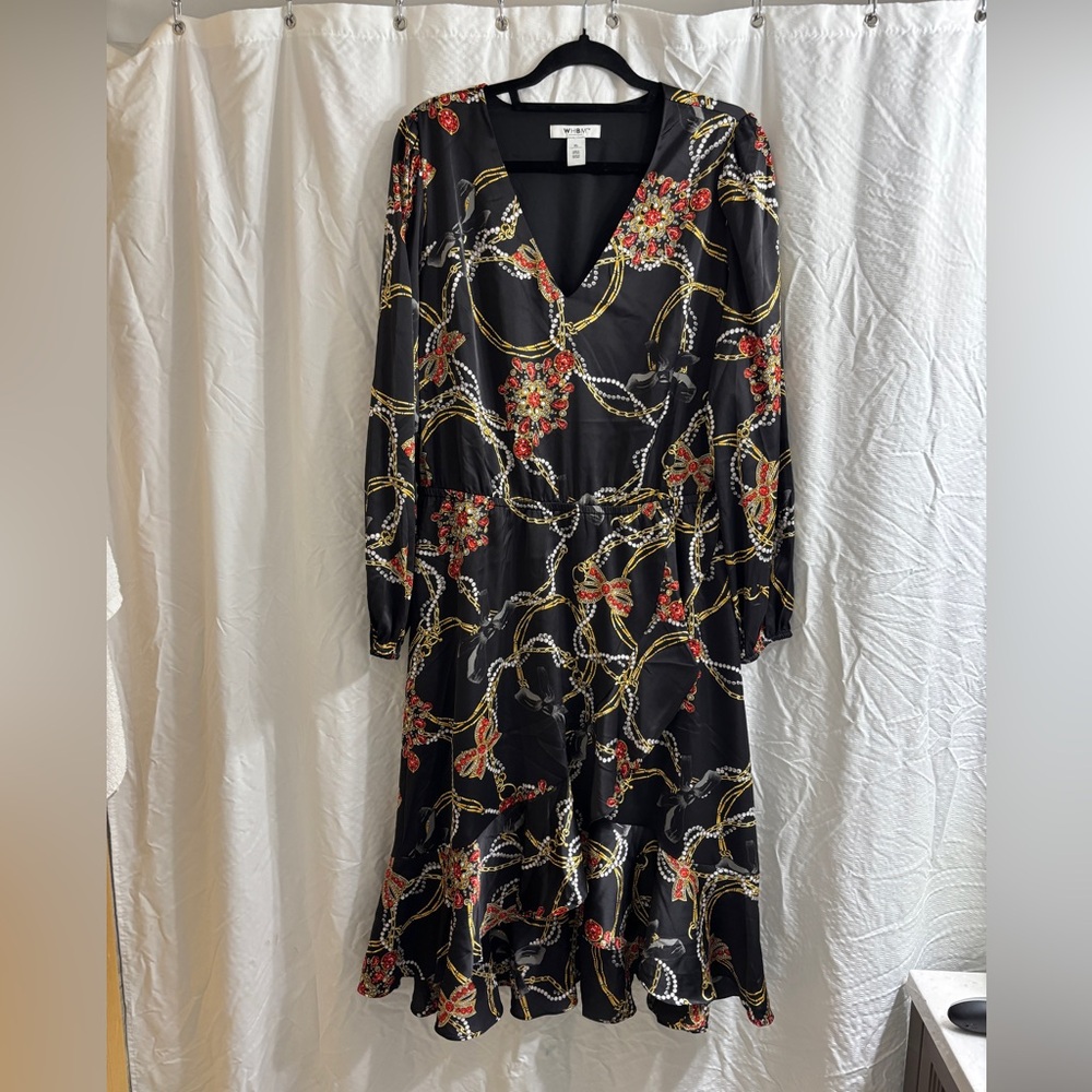 White House Black Market Long Sleeve Dress. Size XL.